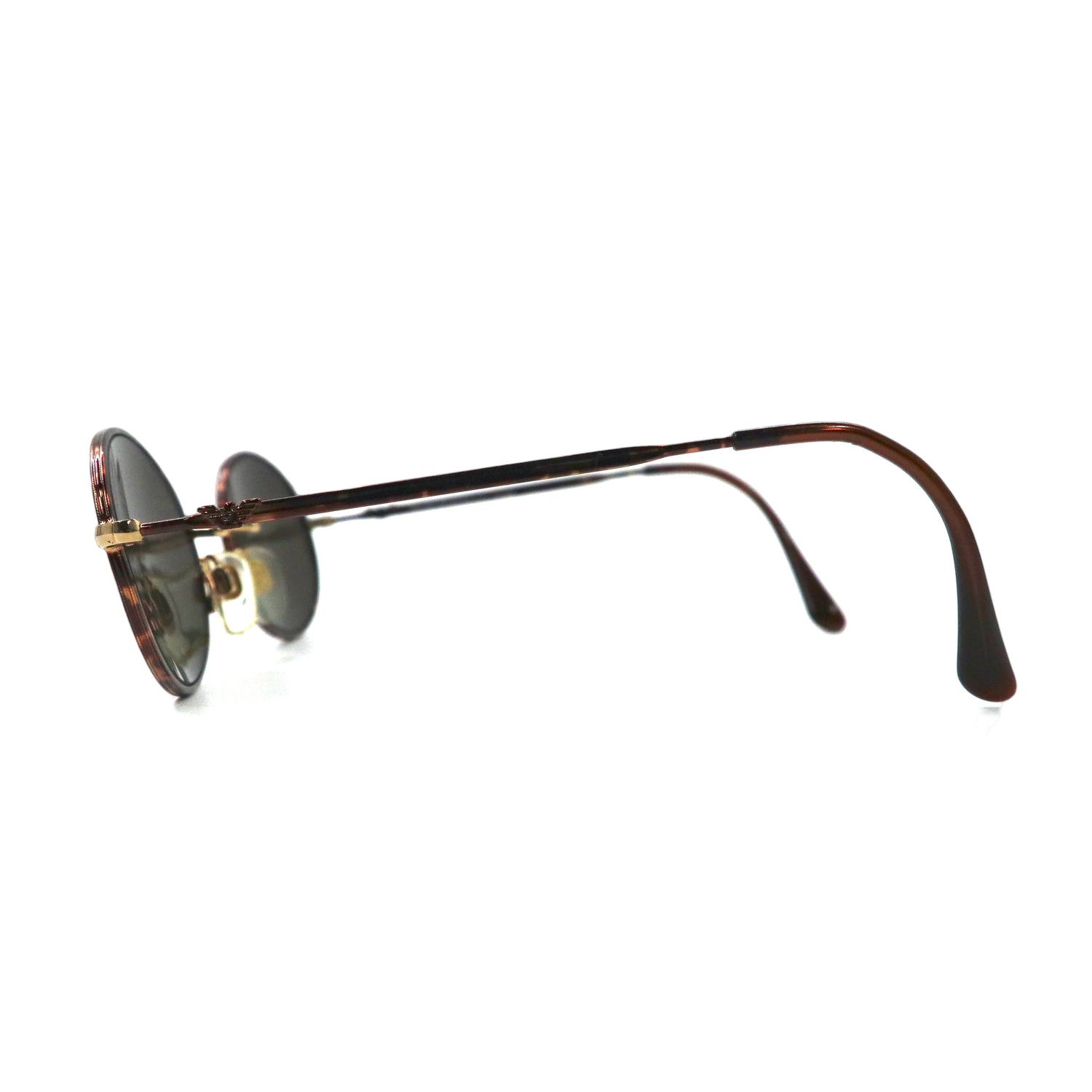 EMPORIO ARMANI Sunglasses Oval Beckou 002 721 140 Italian Made 
