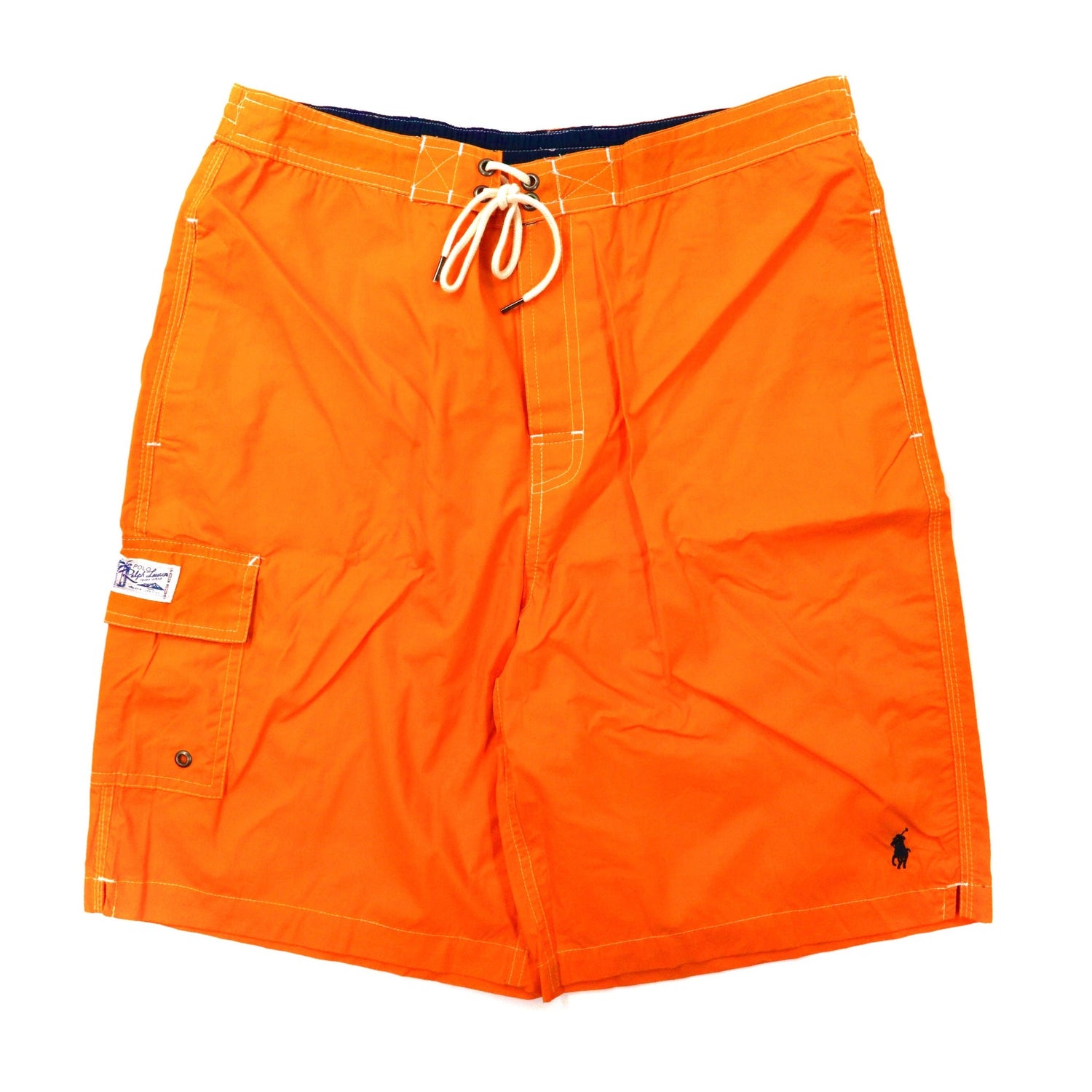 POLO BY RALPH LAUREN Short PANTS XXL Orange Cotton Swim Shorts