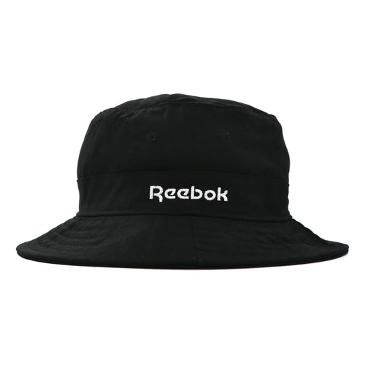 Reebok バケットハット 57cm ブラック コットン ロゴ刺繍 2020年モデル-Reebok-古着