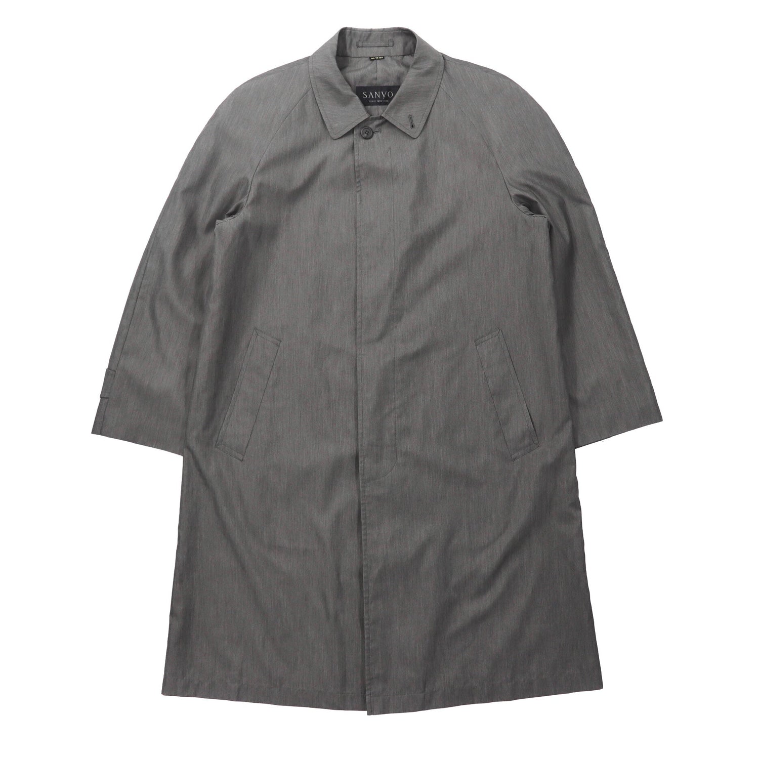 SANYO COAT 90 Gray polyester – 日本然リトテ