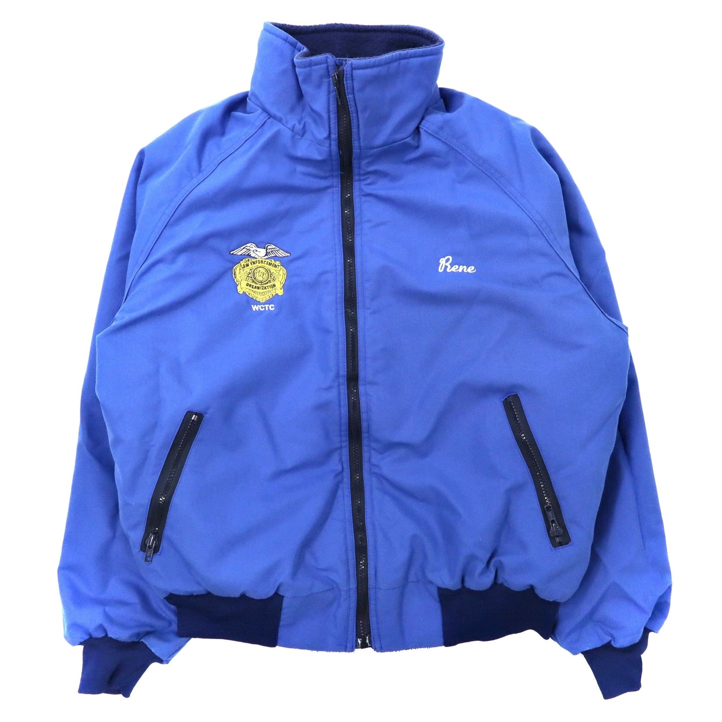SPORTSMASTER ポーラフリースジャケット XL ブルー ポリエステル Malden 90年代 USA製-VINTAGE-古着