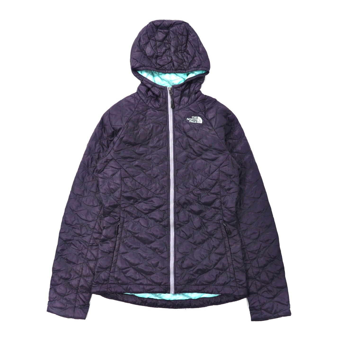 THE NORTH FACE キルティングナイロンパーカー XS パープル ナイロン-THE NORTH FACE-古着