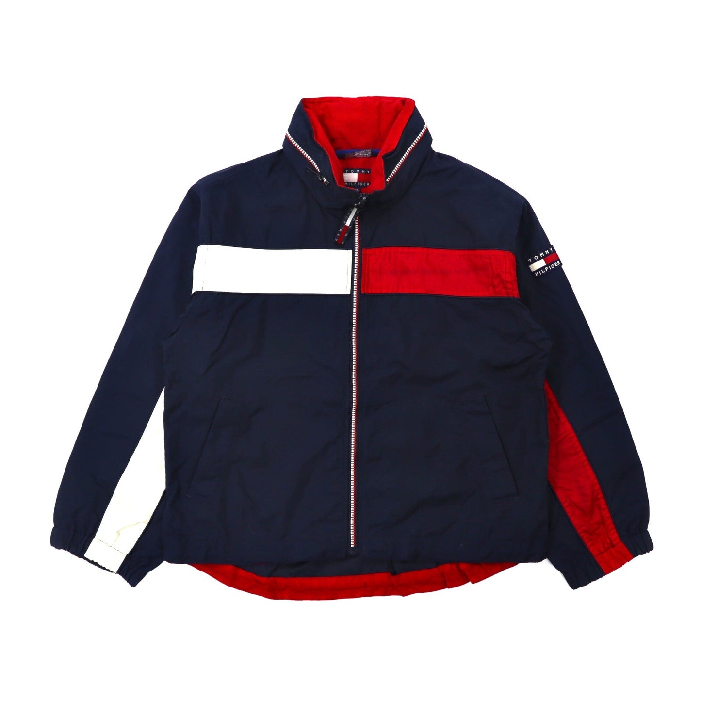 TOMMY HILFIGER WINDBREAKER M Navy 90's – 日本然リトテ