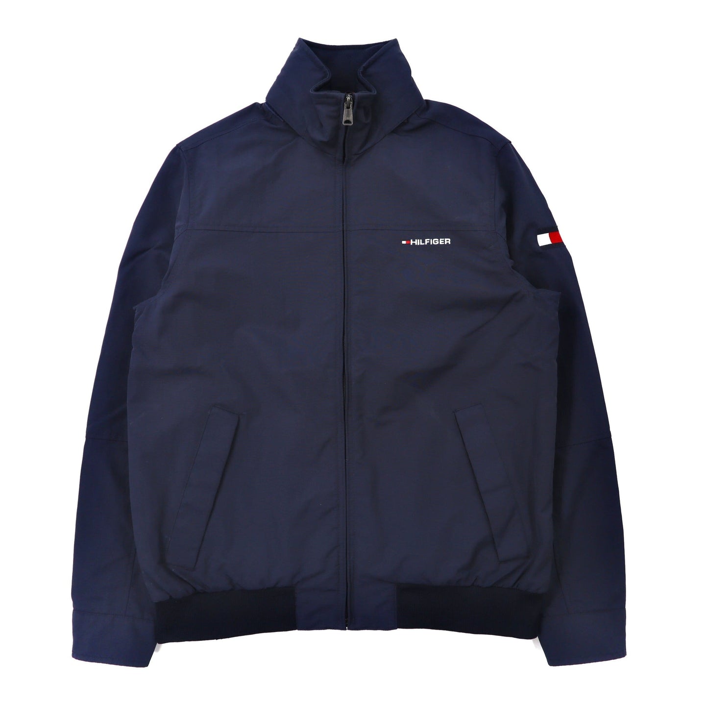 TOMMY HILFIGER Sailing Jacket M Navy Nylon Logo Embroidery – 日本