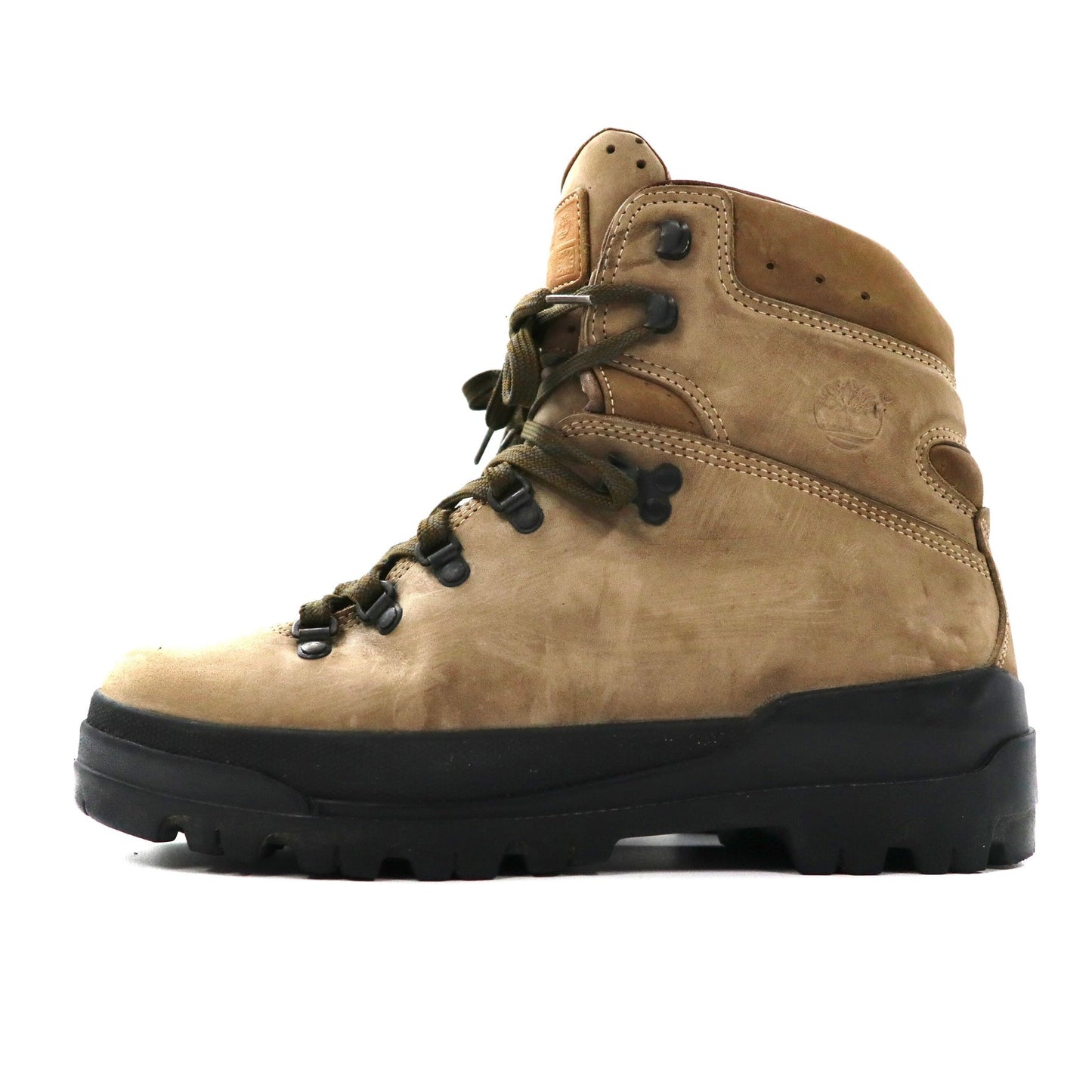 Timberland Trekking Boots US8.5 Beige Leather VIBRAM Sole GORE-TEX