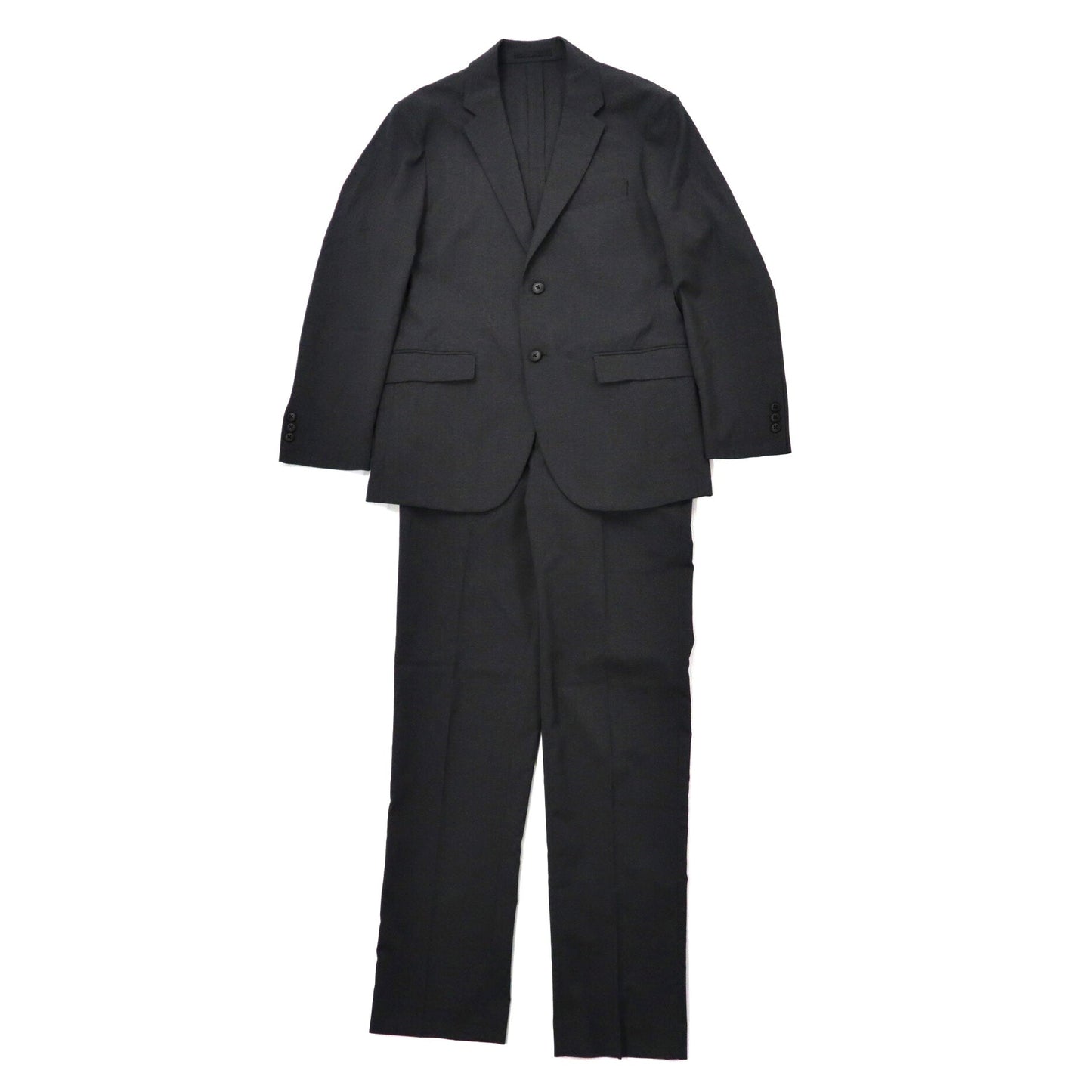 UNIQLO jacket setup suit S Gray polyester Slim Fit 311
