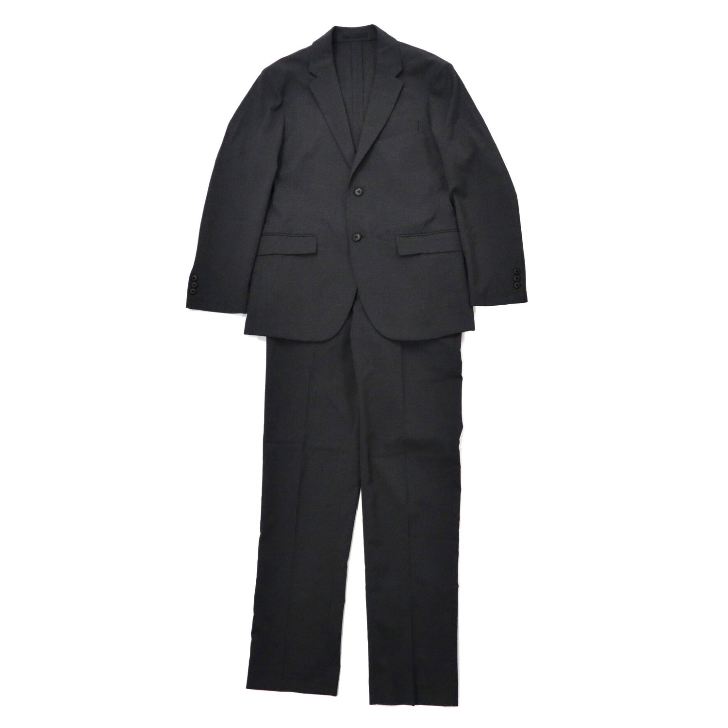 UNIQLO jacket setup suit S Gray polyester Slim Fit 311-426858 – 日本然リトテ