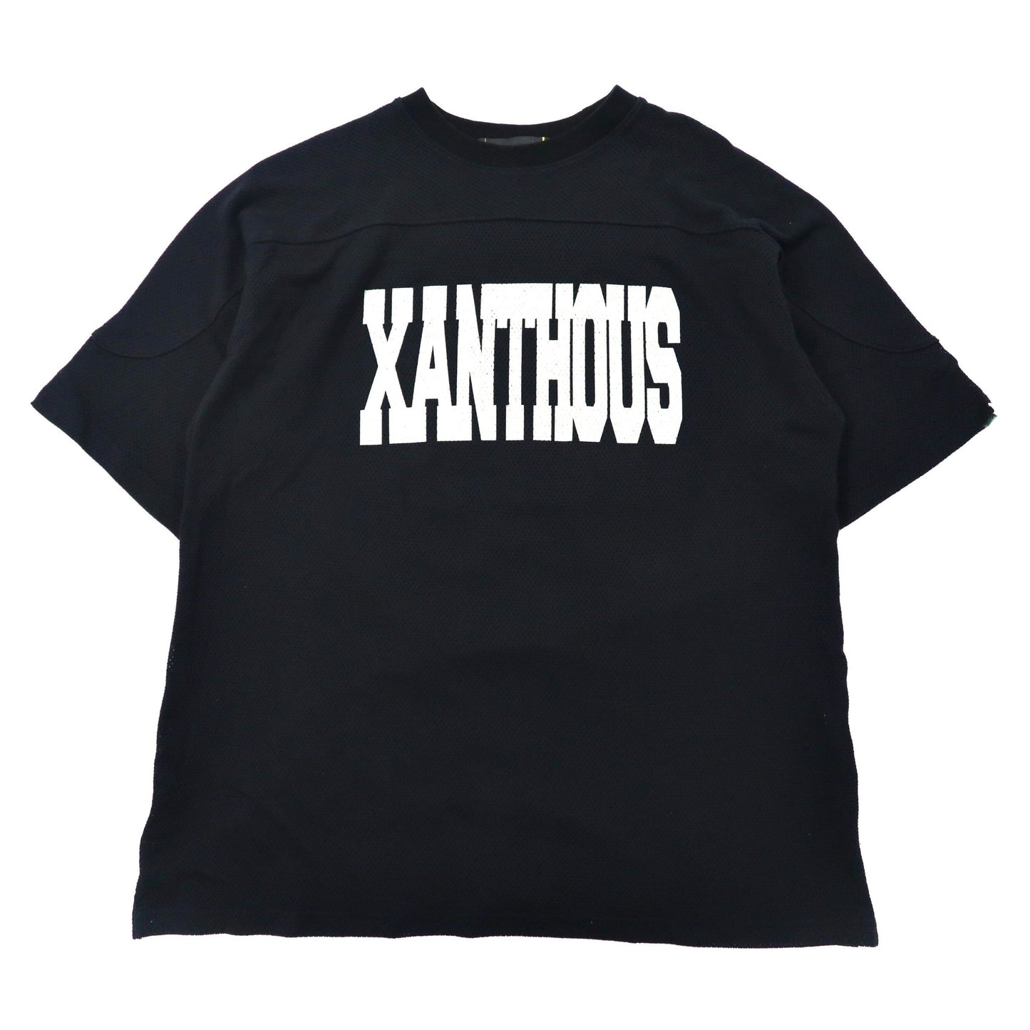 XANTHOUS T.C ゲームシャツ 2 ブラック ロゴプリント ナンバリング ビッグサイズ 00年代 日本製-XANTHOUS T.C.-古着