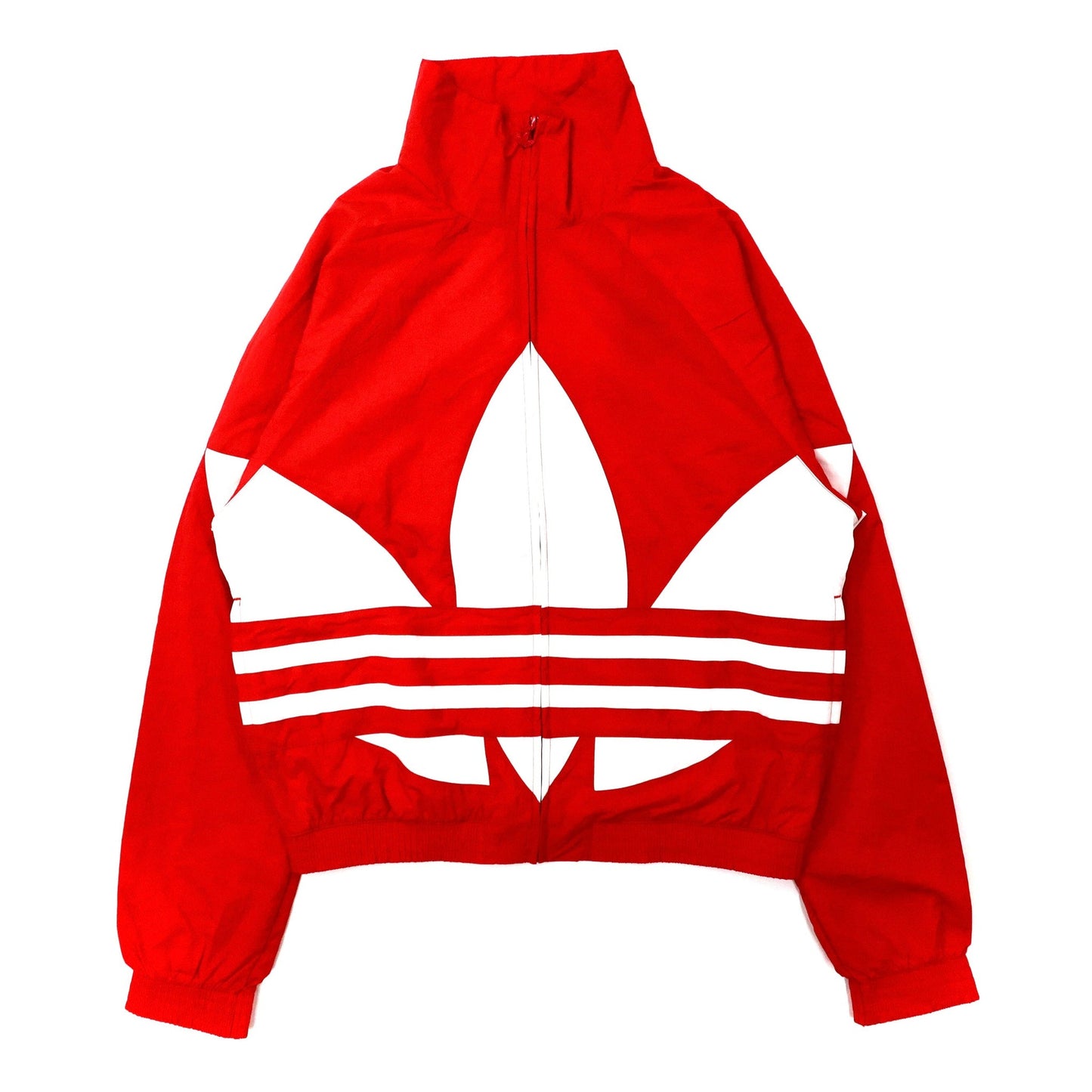 Adidas Originals Windbreaker M Red Big Trefoil Top Big FM9891 ...
