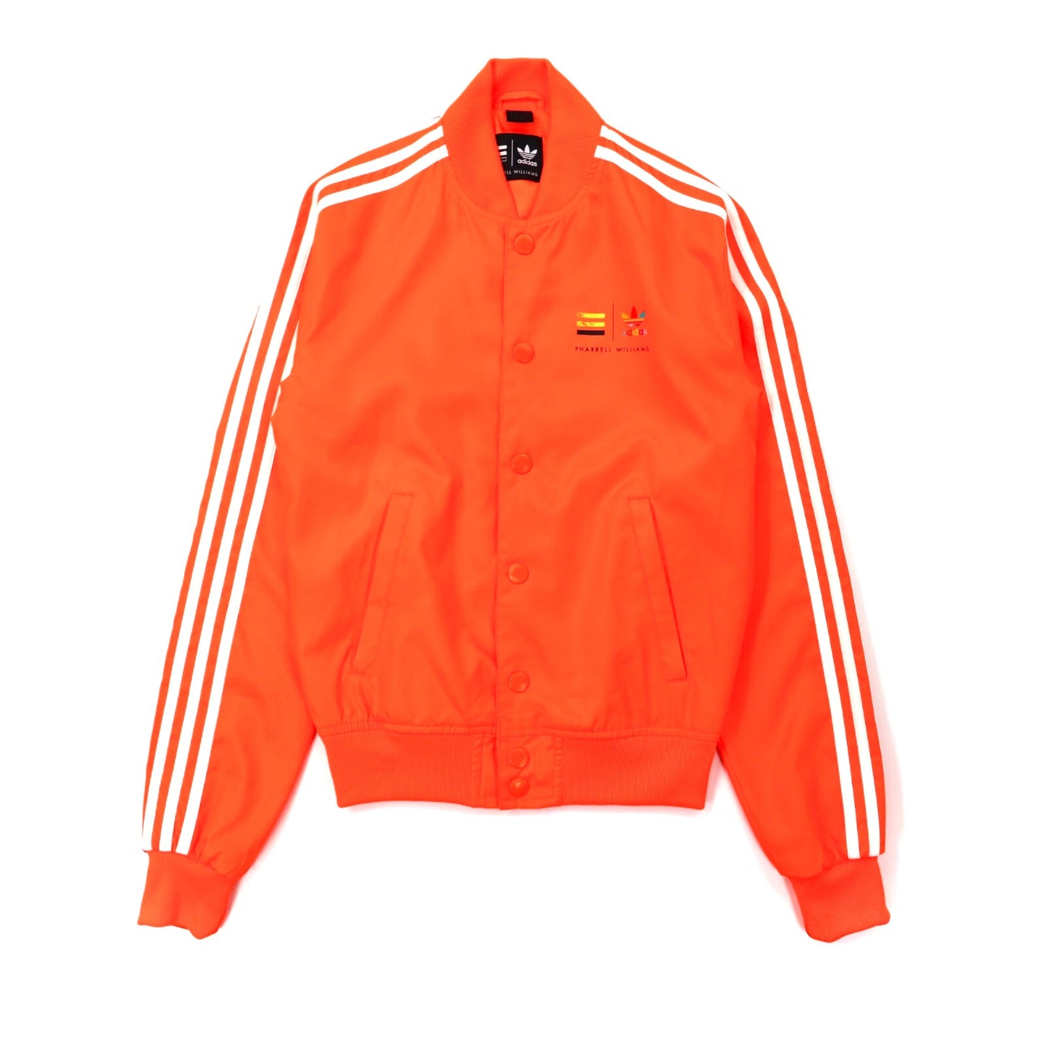 adidas Originals x Pharrell Williams Track Jacket XS Orange ...