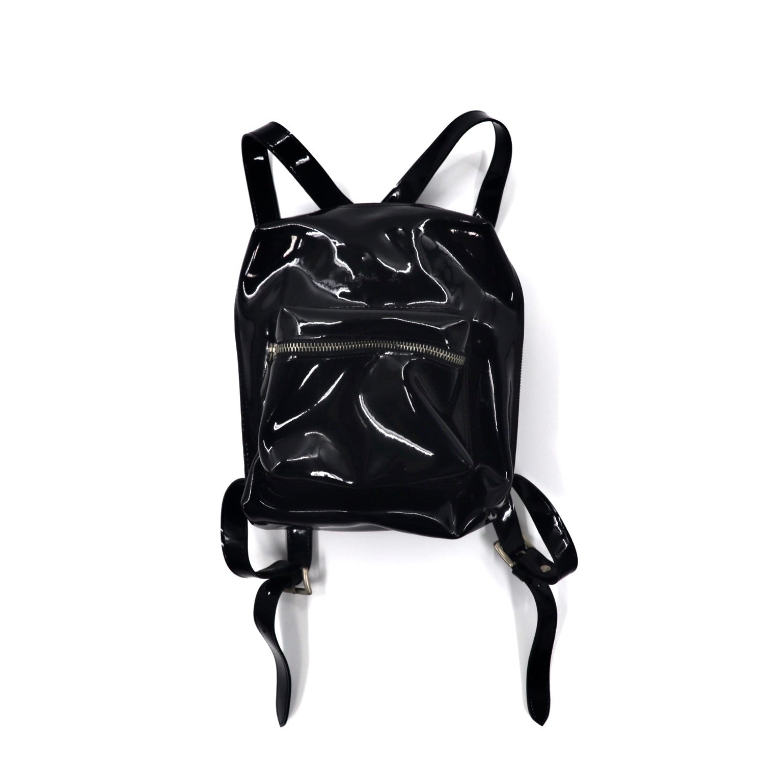 agnes b. Backpack mini rack black enamel logo