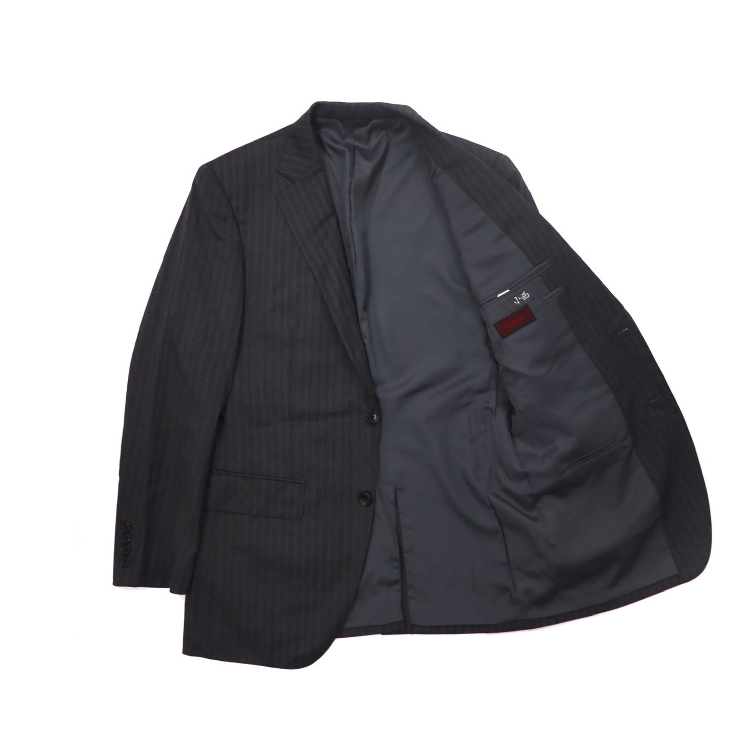 D'URBAN × Loro Piana セットアップスーツ 94A6 グレー ストライプ 日本製