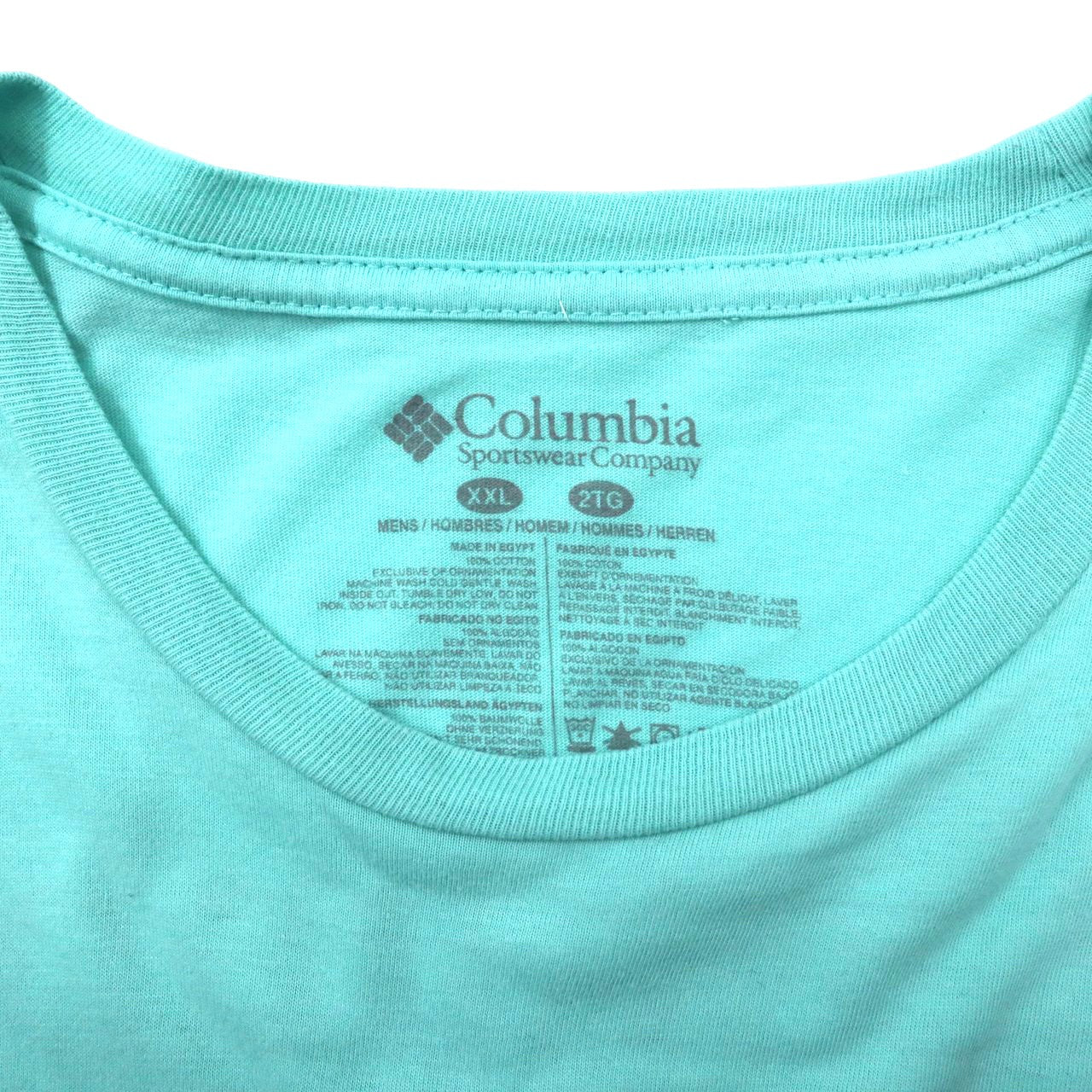 Columbia PFG ビッグサイズ プリントTシャツ XXL ブルー コットン バックプリント