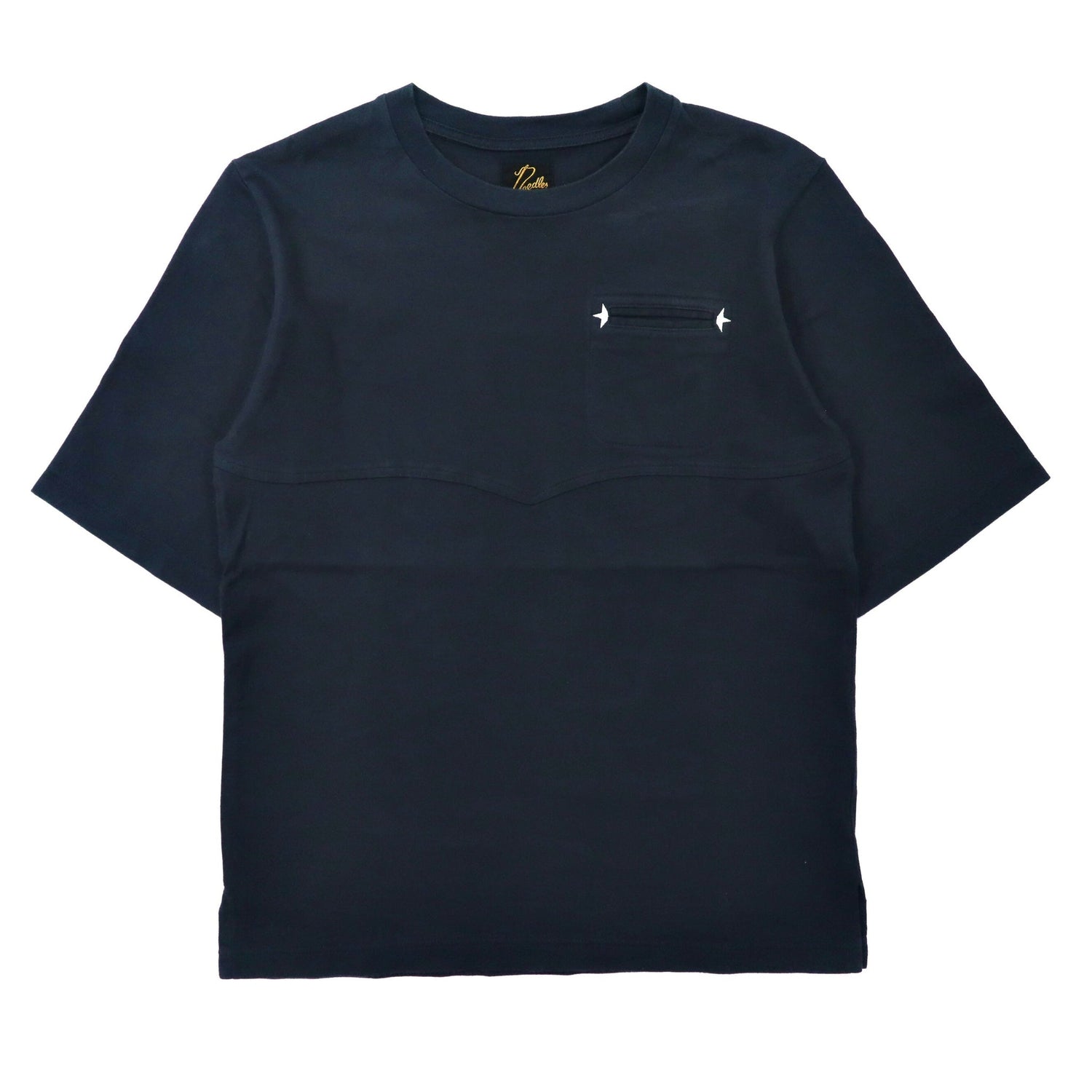 needles × BEAMS BOY セーラーエンブレムTシャツ 2 ネイビー コットン