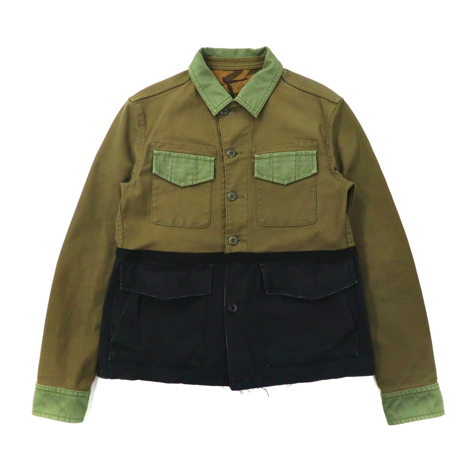 Remake Docking Military Jacket M KHAKI Cotton – 日本然リトテ
